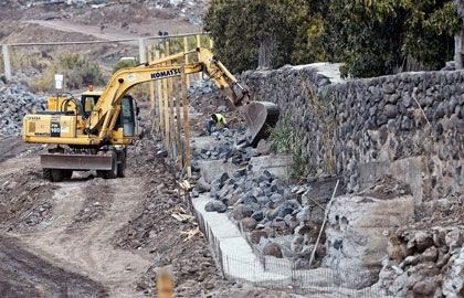 El Gobierno fija la conclusión del Barranco de Valle Gran Rey para mayo de 2015