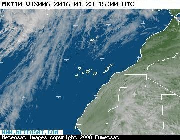 Canarias tendrá hoy los cielos poco nubosos y probabilidad de calimas