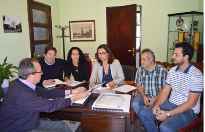 La diputada Ventura del Carmen Rodríguez visita el Ayuntamiento de Hermigua