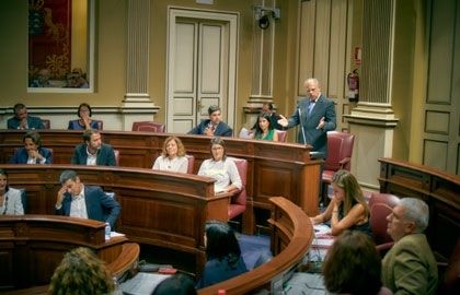 Curbelo reivindica en el Parlamento el justo reconocimiento de la singularidad canaria