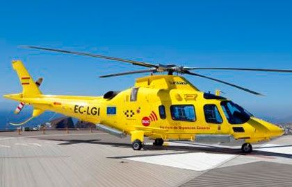La Gerencia de La Gomera aclara que el helicóptero contraincendios no es apto para trasladar pacientes
