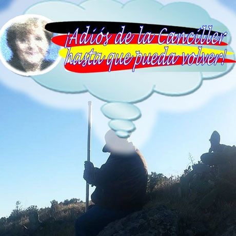 ¡Adiós de la Canciller hasta que pueda volver!