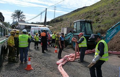 DISA realiza un simulacro en La Gomera para reforzar la coordinación con los cuerpos de seguridad públicos