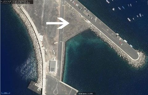 Sí se puede propone la habilitación de una helisuperficie homologada en el puerto de Vueltas