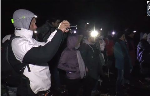 Buena participación en la Ruta nocturna por los miedos de La Gomera