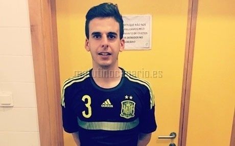 Primera convocatoria de Lucas con la Selección Española Sub 21