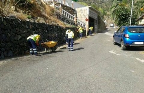 Vallehermoso se beneficia de las mejoras de sus infraestructuras, promovidas por el Cabildo