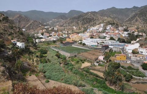 Comienzan los trabajos de mejora del Mirador del Almendrillo en Vallehermoso