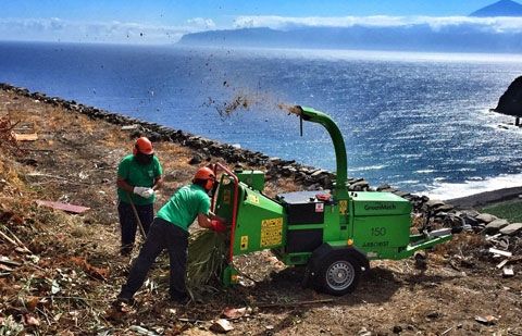 El Ayuntamiento de Hermigua pone a disposición de los vecinos material vegetal triturado