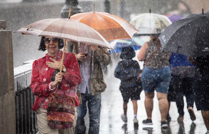 El Gobierno declara prealerta en cuato islas por lluvias fuertes