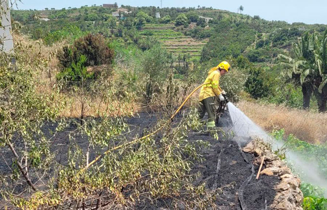 El Cabildo pide extremar la precaución ante la declaración de alerta por riesgo de incendios forestales