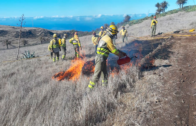 El Cabildo pide extremar la precaución ante la declaración de alerta por riesgo de incendios