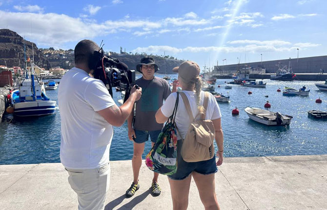 Turismo de La Gomera se une a Viajeros Cuatro para promocionar la isla
