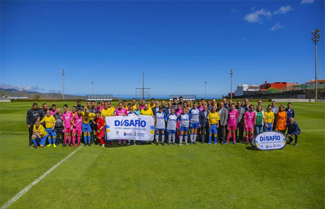 La Gomera se suma al proyecto DiSAFÍO para la promoción de la inclusión social a través del fútbol