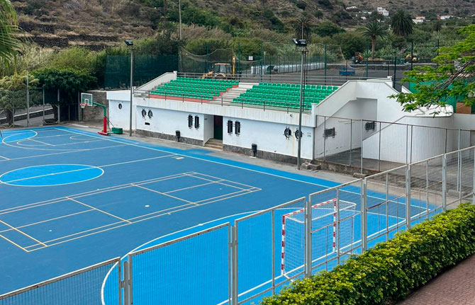 El Ayuntamiento de Hermigua destina 82 mil euros para renovar las instalaciones eléctricas en la Cancha Municipal