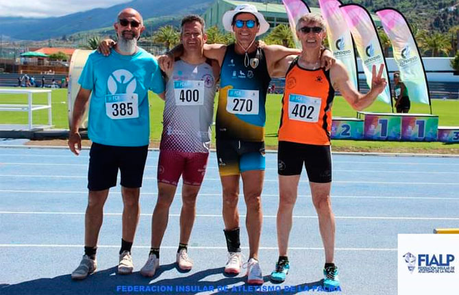 Los atletas del Almogrote, Valería e Ignacio, trajeron de la Palma 4 medallas, 2 oros, 1 plata y 1 bronce