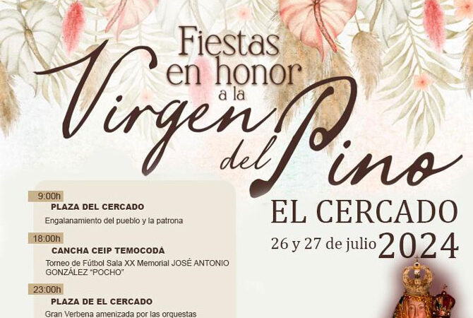 El Cercado celebra sus fiestas en honor a la Virgen del Pino