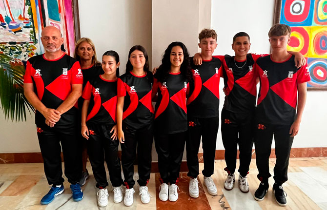 La selección gomera de vóley playa participa en el Campeonato de Canarias