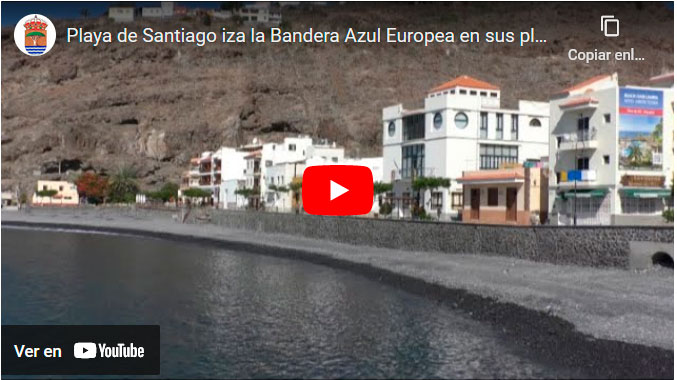 Playa de Santiago iza la Bandera Azul Europea en sus playas por decimocuarto año consecutivo