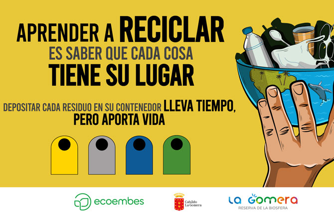 Cabildo de La Gomera y Ecoembes ponen en marcha una campaña de reciclaje de envases