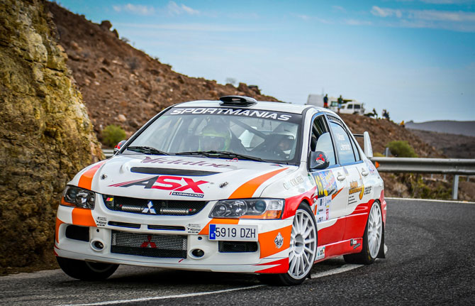 Falcón-Páez se proclaman campeones del Provincial de Las Palmas de RallySprint