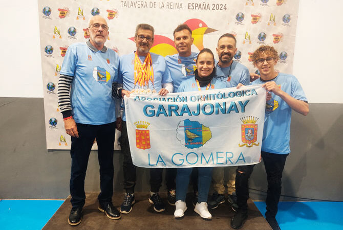Excelentes resultados de Garajonay en el Campeonato Ornitológico de España
