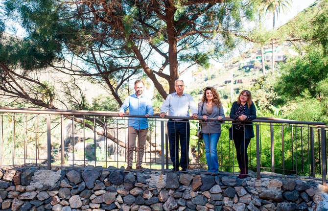 El Cabildo reabre al público el Jardín Botánico de Vallehermoso con un espacio renovado