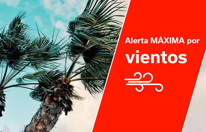 El Gobierno de Canarias actualiza la alerta roja por viento con rachas de 130km/h en El Hierro y La Gomera