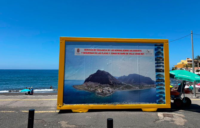 El Ayuntamiento de Valle Gran Rey inicia el servicio de vigilancia las playas de la localidad