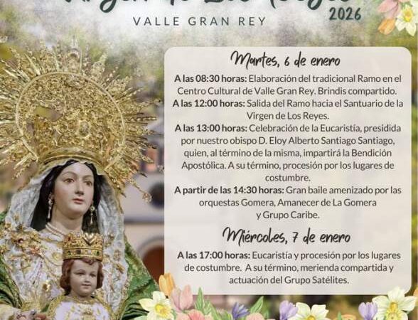 Valle Gran Rey celebra las Fiestas en Honor a Nuestra Señora Virgen de Los Reyes